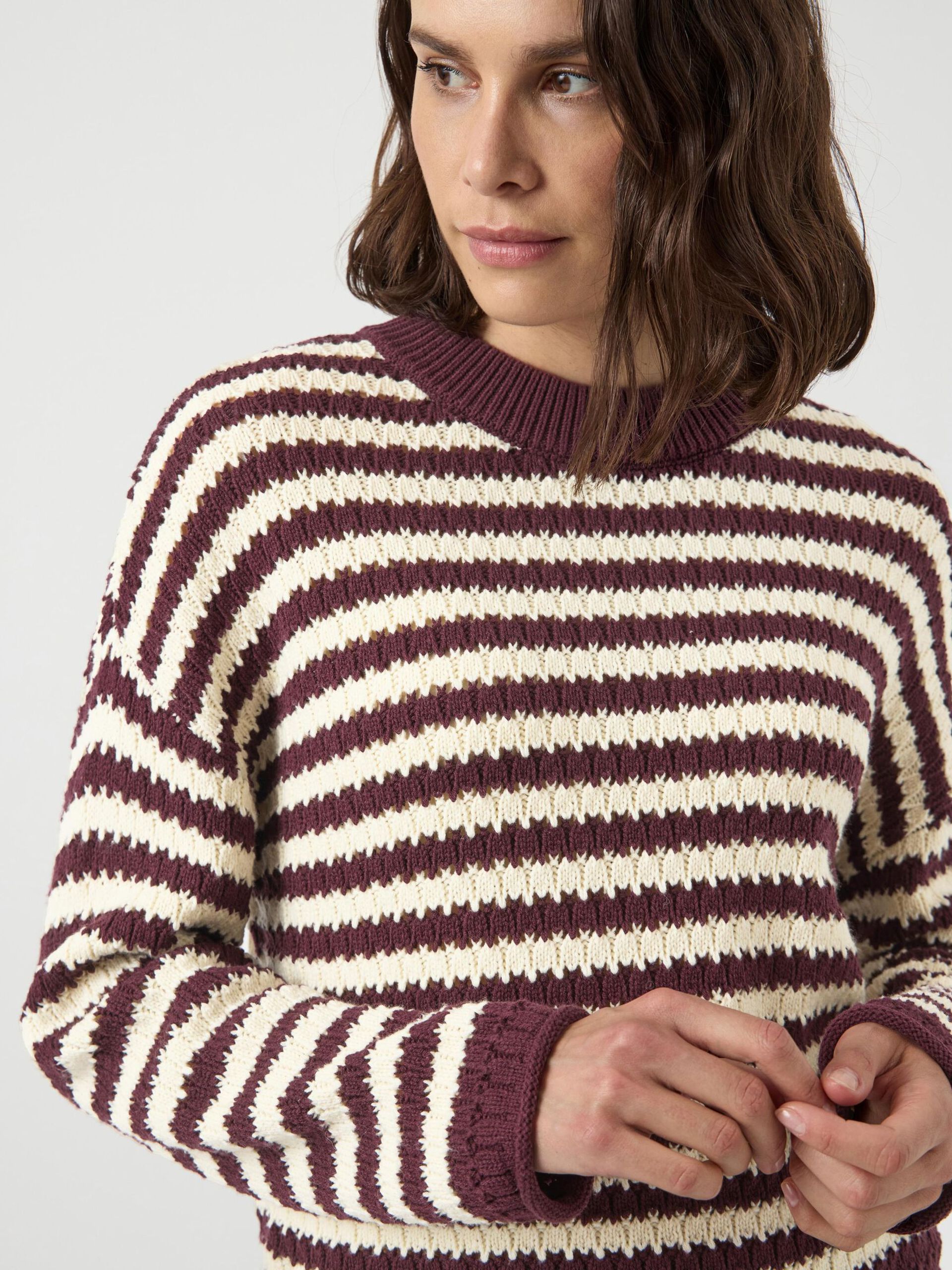 Carousel image - YASPORTA KNITTED PULLOVER, Birch | 3