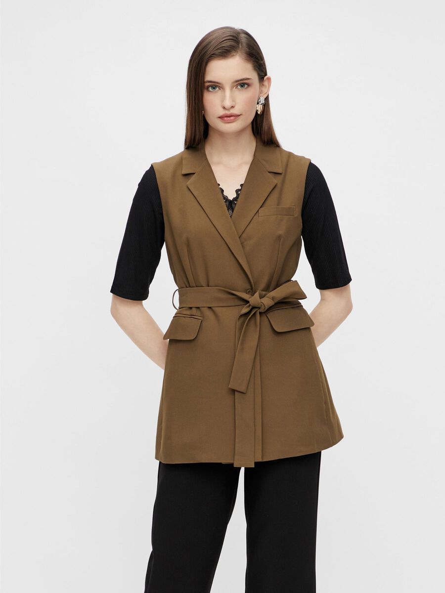 Y.A.S YASCARLA GILET SANS MANCHES, Beech, highres - 26023736_Beech_003.jpg