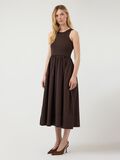 Product image thumbnail - YASMIRI  MIDI DRESS, Chocolate Brown | 4