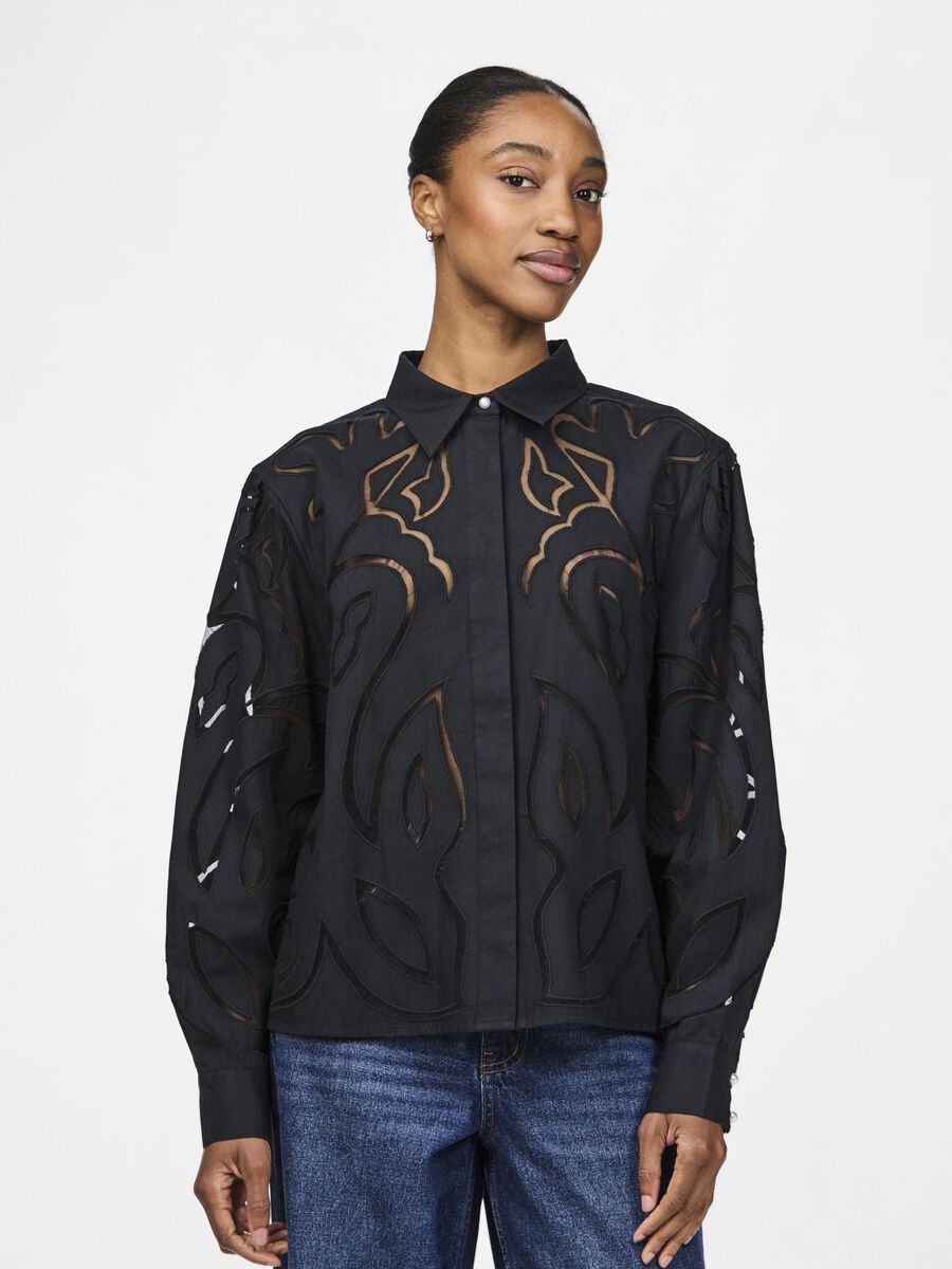 YAS YASTERENA SHIRT, Black, highres - 26036762_Black_003.jpg