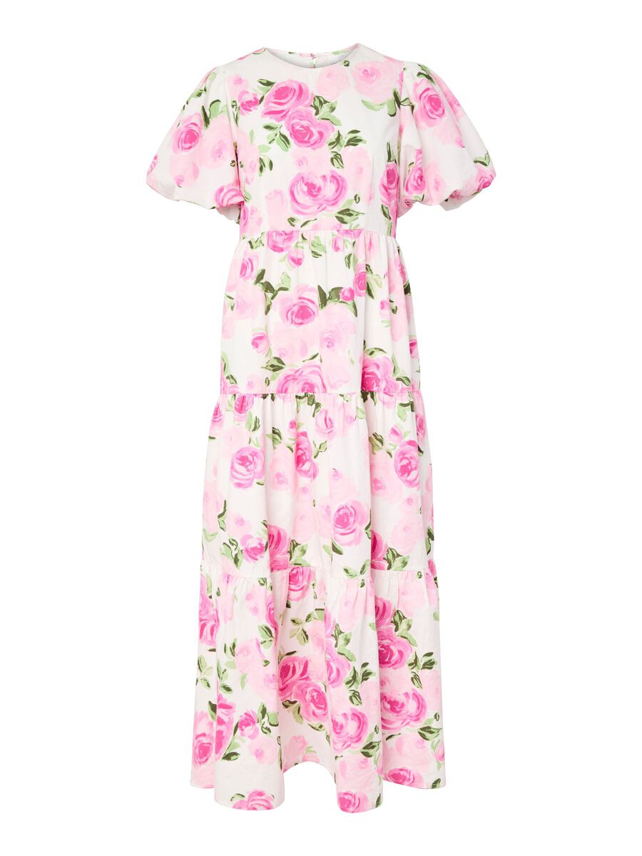 Product carousel image - YASCOLEA ANKLE  MIDI DRESS, Star White | 2