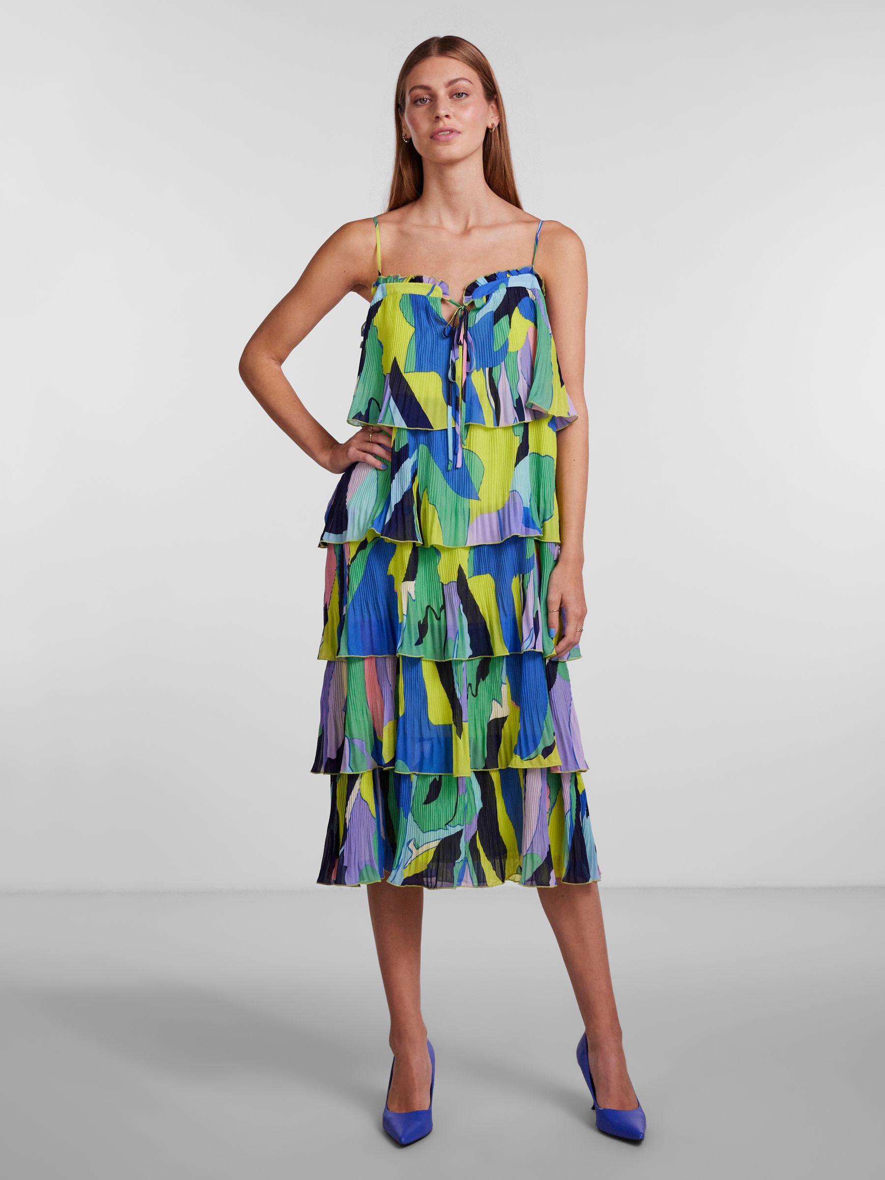 Yas tiered maxi sales dress