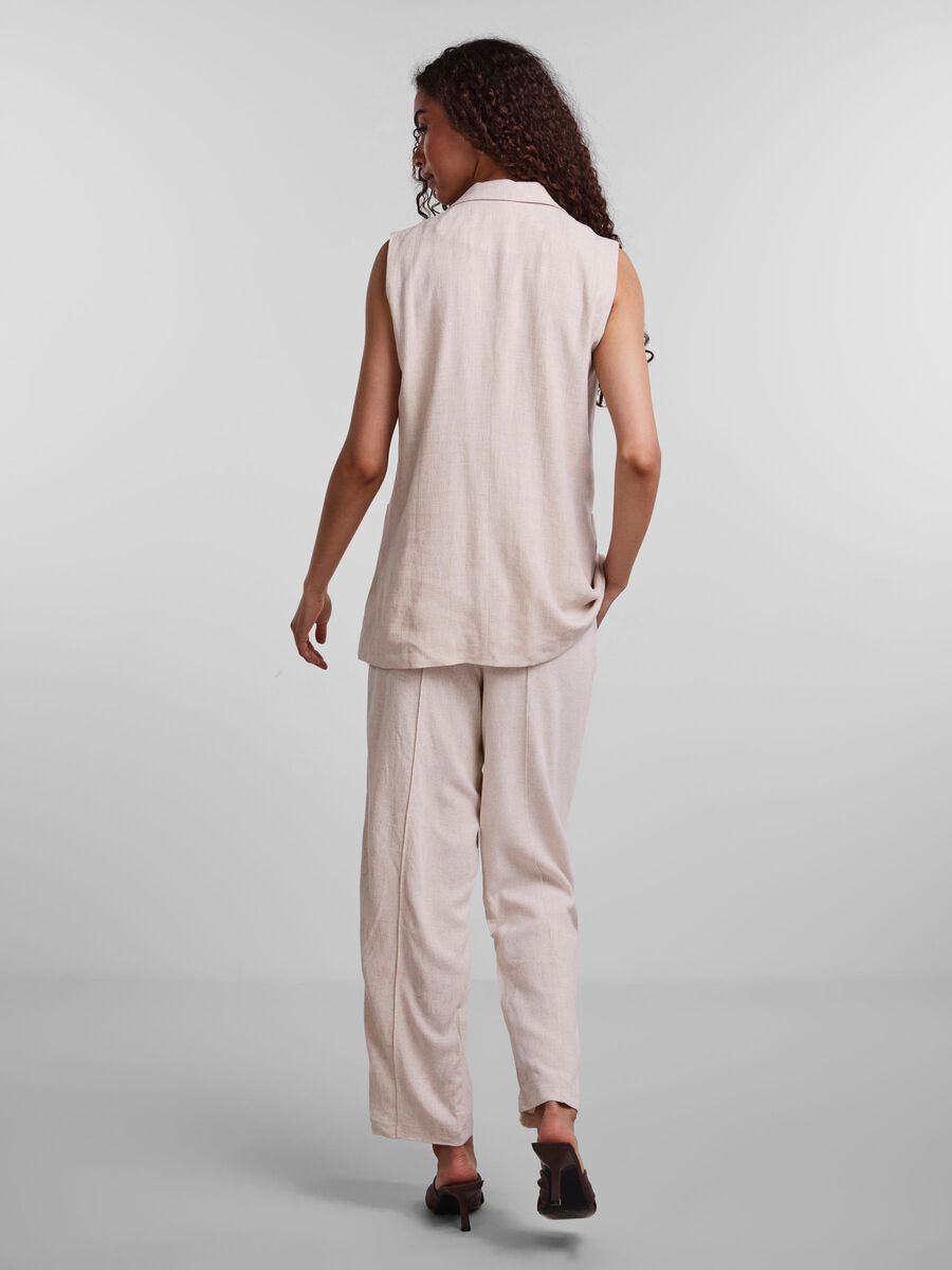 Y.A.S YASFLAXA BLAZER, Beige, highres - 26025621_Beige_900999_004.jpg