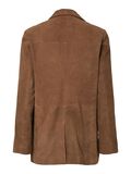 Product image thumbnail - YASPALMA SUEDE LEATHER  BLAZER, Emperador | 6