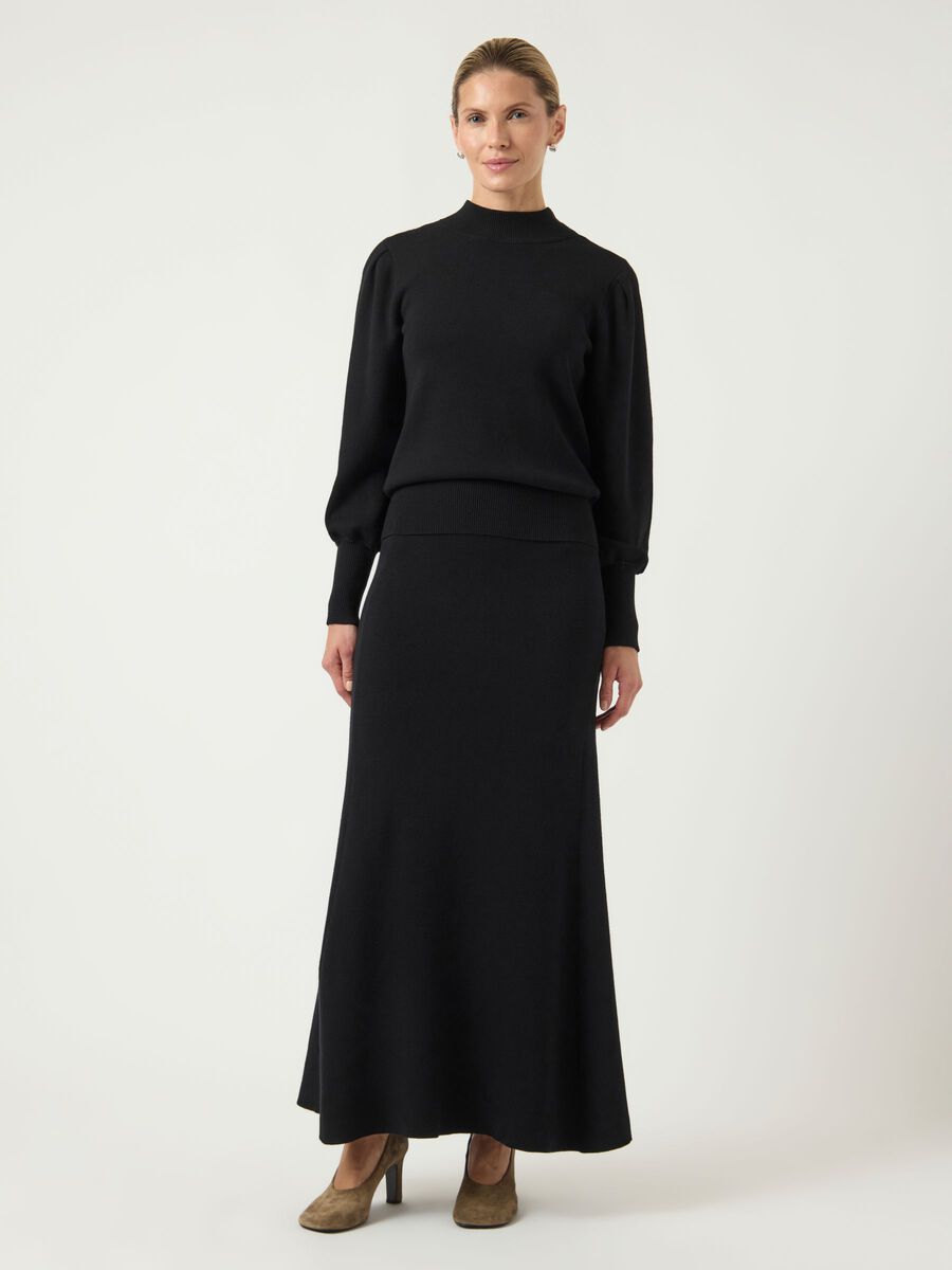 Product carousel image - YASFONNY  KNITTED SKIRT, Black | 1