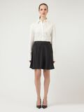Product image thumbnail - YASPELLA HW VOLUME  MINI SKIRT, Black | 4