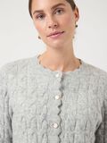 Product image thumbnail - YASBUBERA CARDIGAN EN MAILLE, Light Grey Melange | 3