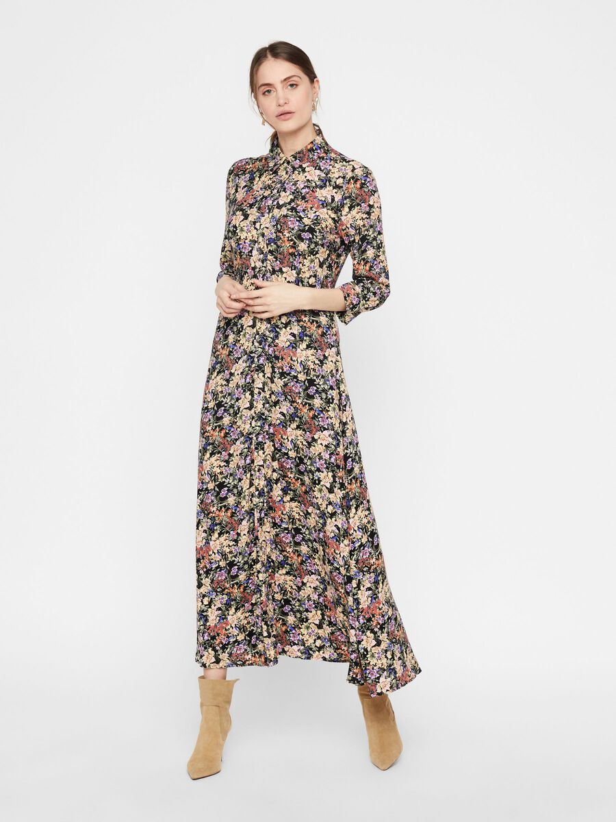 YAS DE FLORES DE VISCOSA VESTIDO MAXI, Burnished Lilac, highres - 26019834_BurnishedLilac_787154_003.jpg
