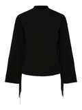 Y.A.S YASFRINGA KNITTED PULLOVER, Black, highres - 26032373_Black_001.jpg