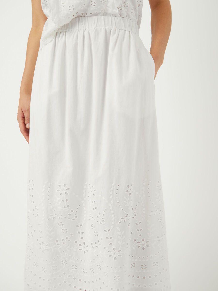 Carousel image - YASLUMA MIDI SKIRT, Star White | 3
