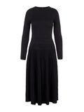 Y.A.S KNITTED LONG SLEEVED DRESS, Black, highres - 26020508_Black_001.jpg