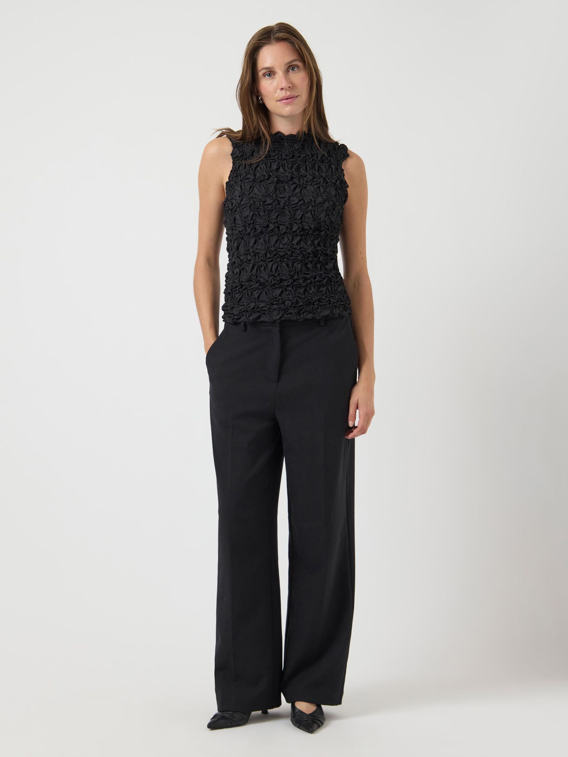 Carousel image - YASMERA SLEEVELESS TOP, Black | 4