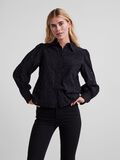 Product image thumbnail - YASBLICCO BRODYRPRYDD SKJORTA, Black | 1