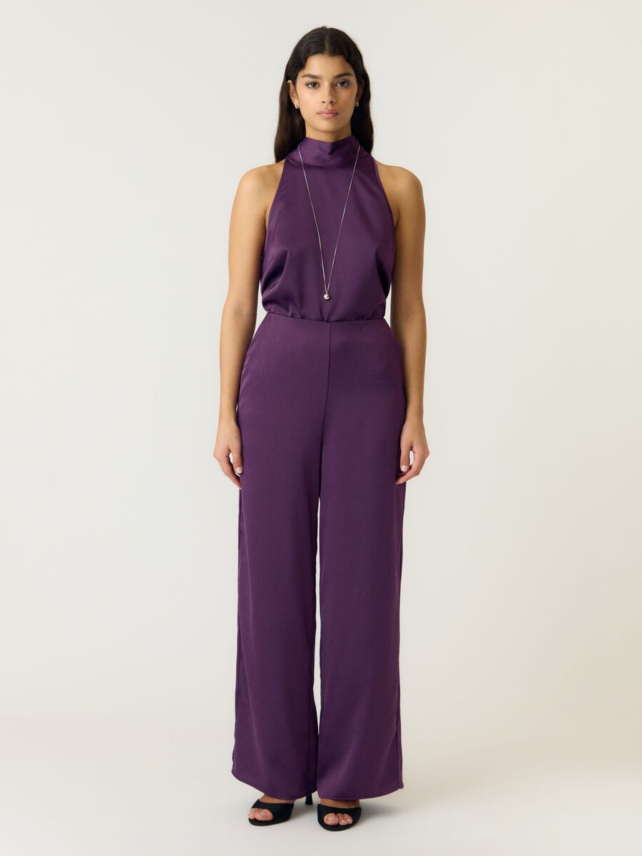 Product tile image - YASPELLA - TH PANTALON &Agrave; JAMBE AMPLE, Wineberry | 26041054_Wineberry