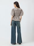 YAS YASCHEMMA SHORT SLEEVED BLOUSE, Birch, highres - 26038464_Birch_1212467_004.jpg