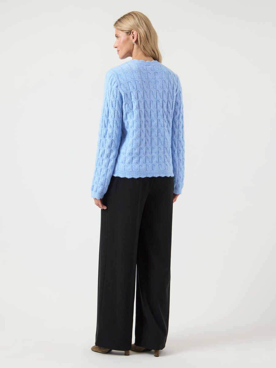 Carousel image - YASBUBERA KNITTED CARDIGAN, Vista Blue | 2