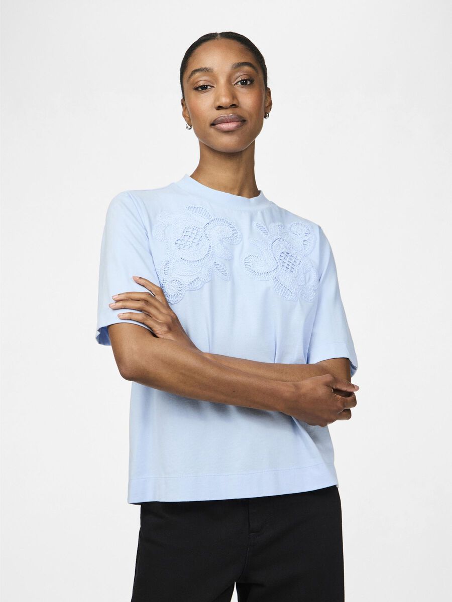 YAS YASLEMMA T-SHIRT, Clear Sky, highres - 26036888_ClearSky_003.jpg