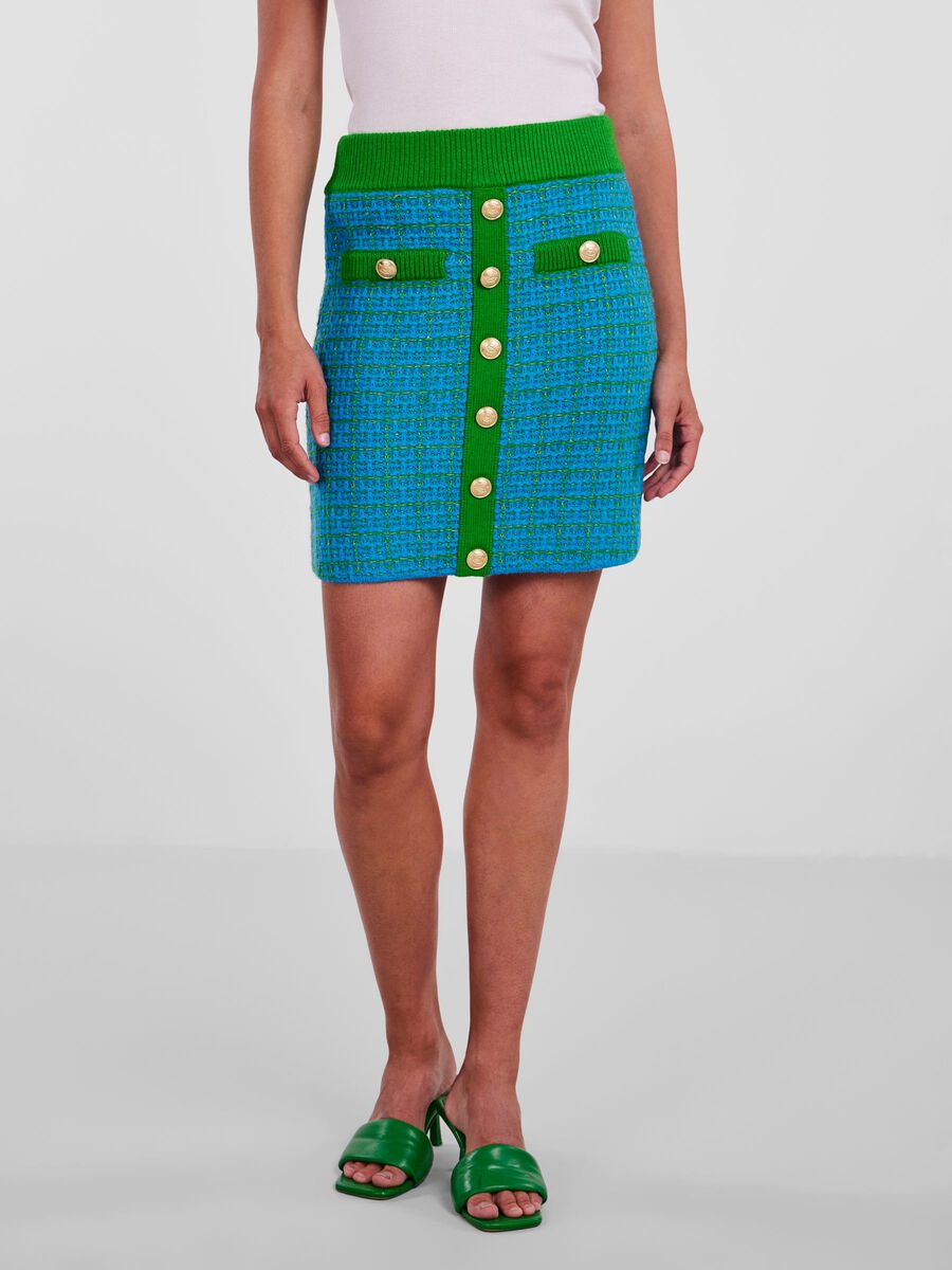 Y.A.S YASLIVIA MINI SKIRT, Fern Green, highres - 26028145_FernGreen_965730_003.jpg