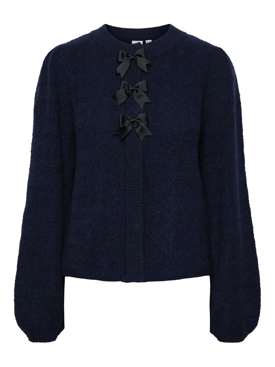 YAS YASBONSA CARDIGAN EN MAILLE, Navy Blazer, highres - 26034988_NavyBlazer_1130764_001.jpg