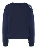 YAS YASBLUGA EMBELLISHED SWEATSHIRT, Navy Blazer, highres - 26039247_NavyBlazer_1231919_002.jpg