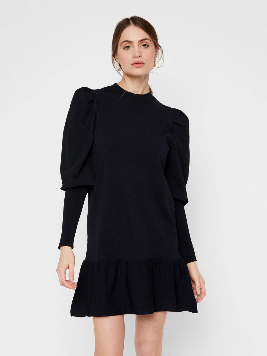 YAS SUKIENKA Z DZIANINY, Black, highres - 26019613_Black_003.jpg