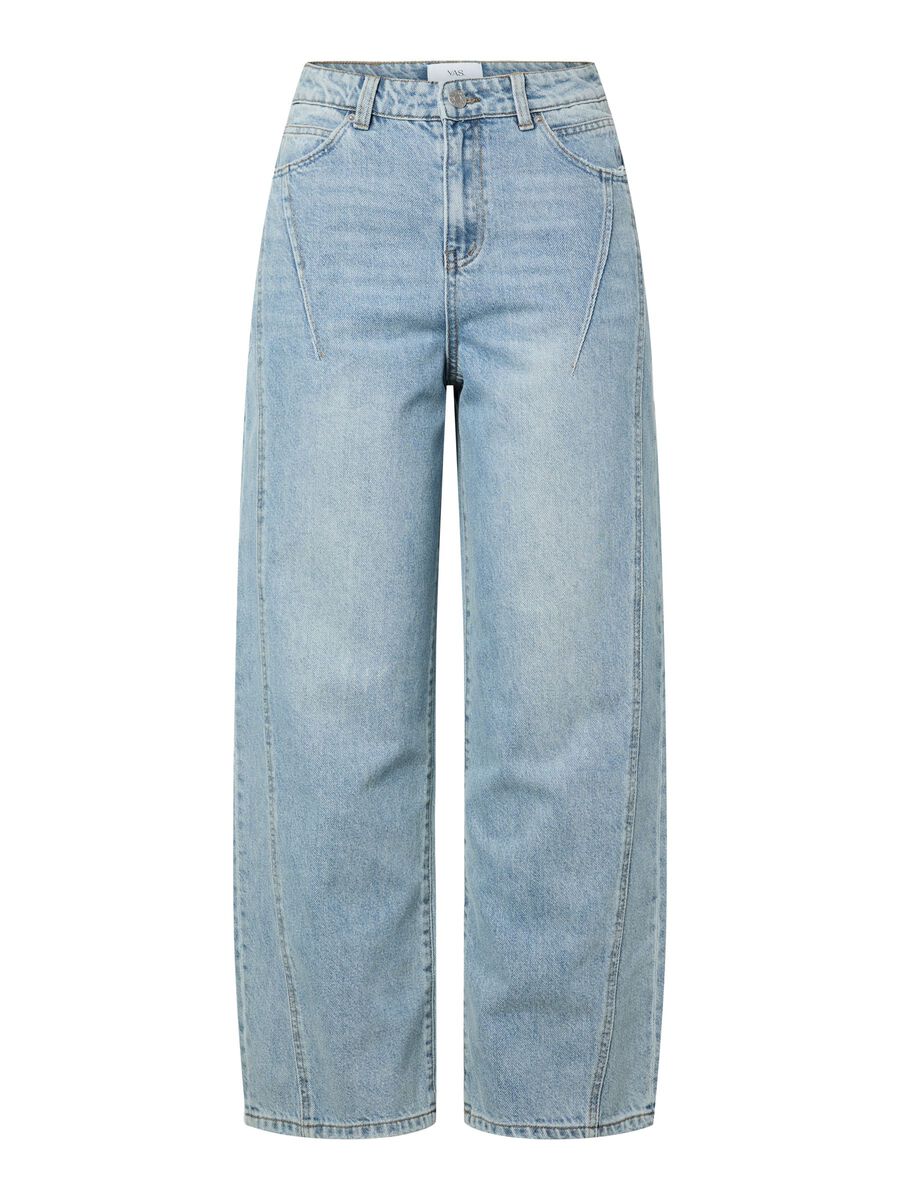 Carousel image 6 YASSKY HW BARREL JEANS, Light Blue Denim
