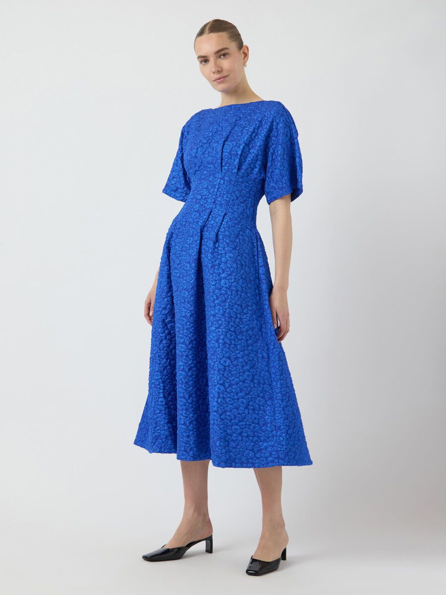 YAS YASDAZLY 2/4 MIDI DRESS, Dazzling Blue, highres - 26038056_DazzlingBlue_003.jpg