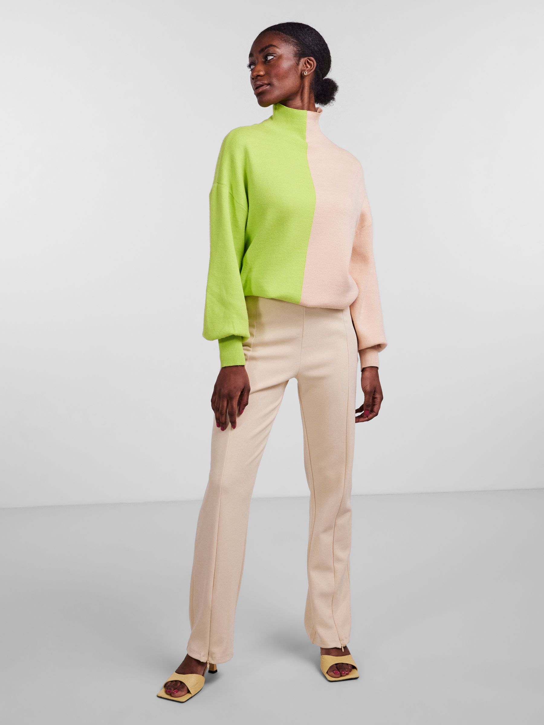 YASMAYA KNITTED PULLOVER | Green | YAS® Germany