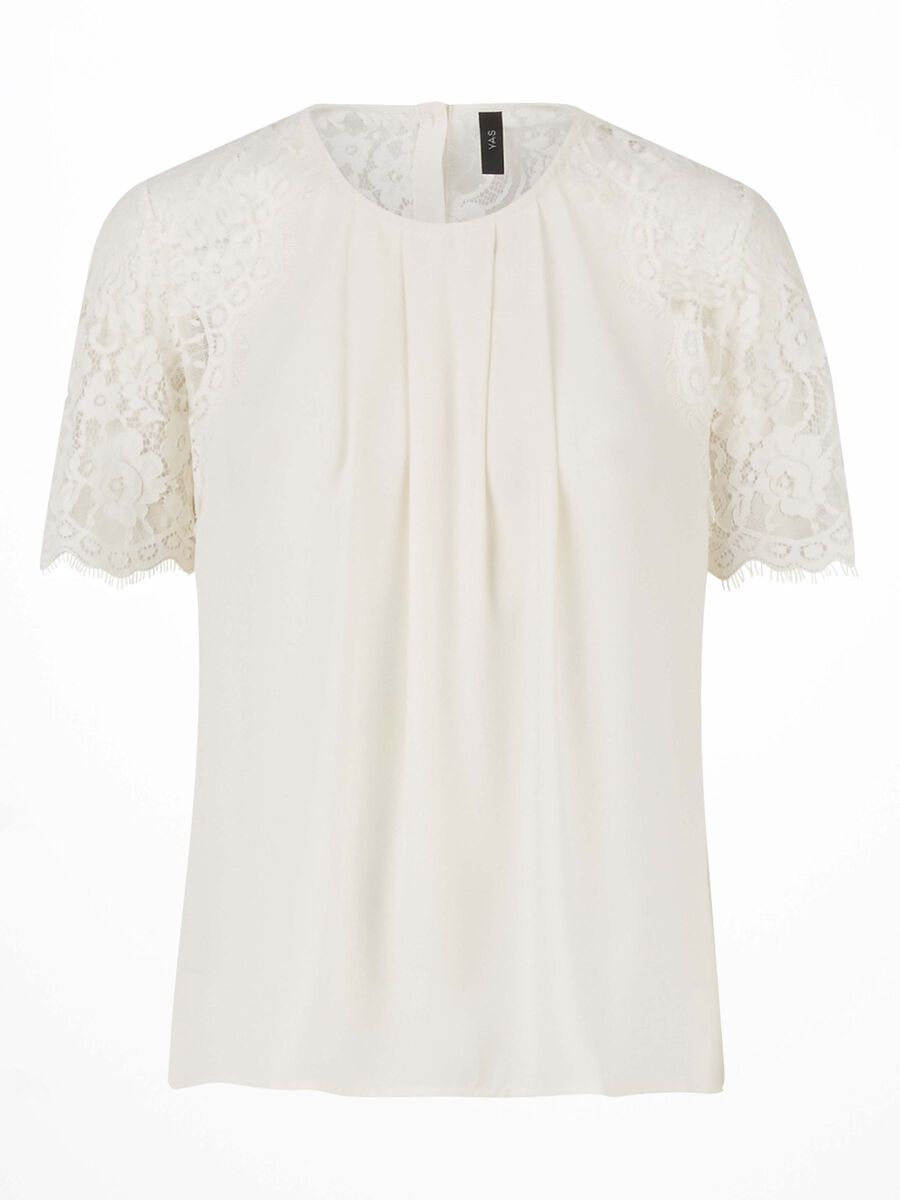 transaktion ved siden af En sætning BLONDE BLUSE MED 2/4-ÆRMER (Beige) | Y.A.S®