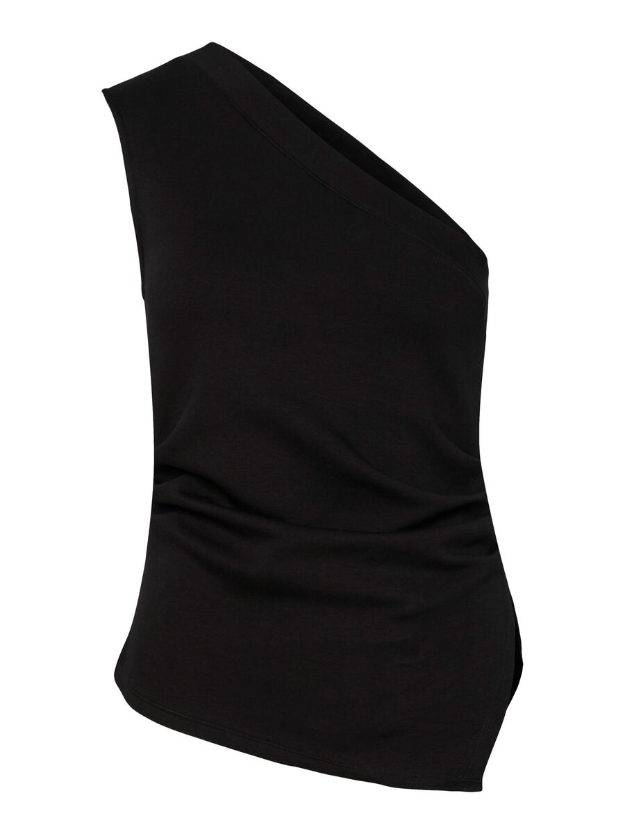 Product carousel image - YASVENICE ONE-SHOULDER-TOP, Black | 2