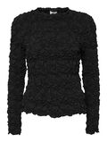 Product image thumbnail - YASMERA LONG SLEEVED TOP, Black | 5
