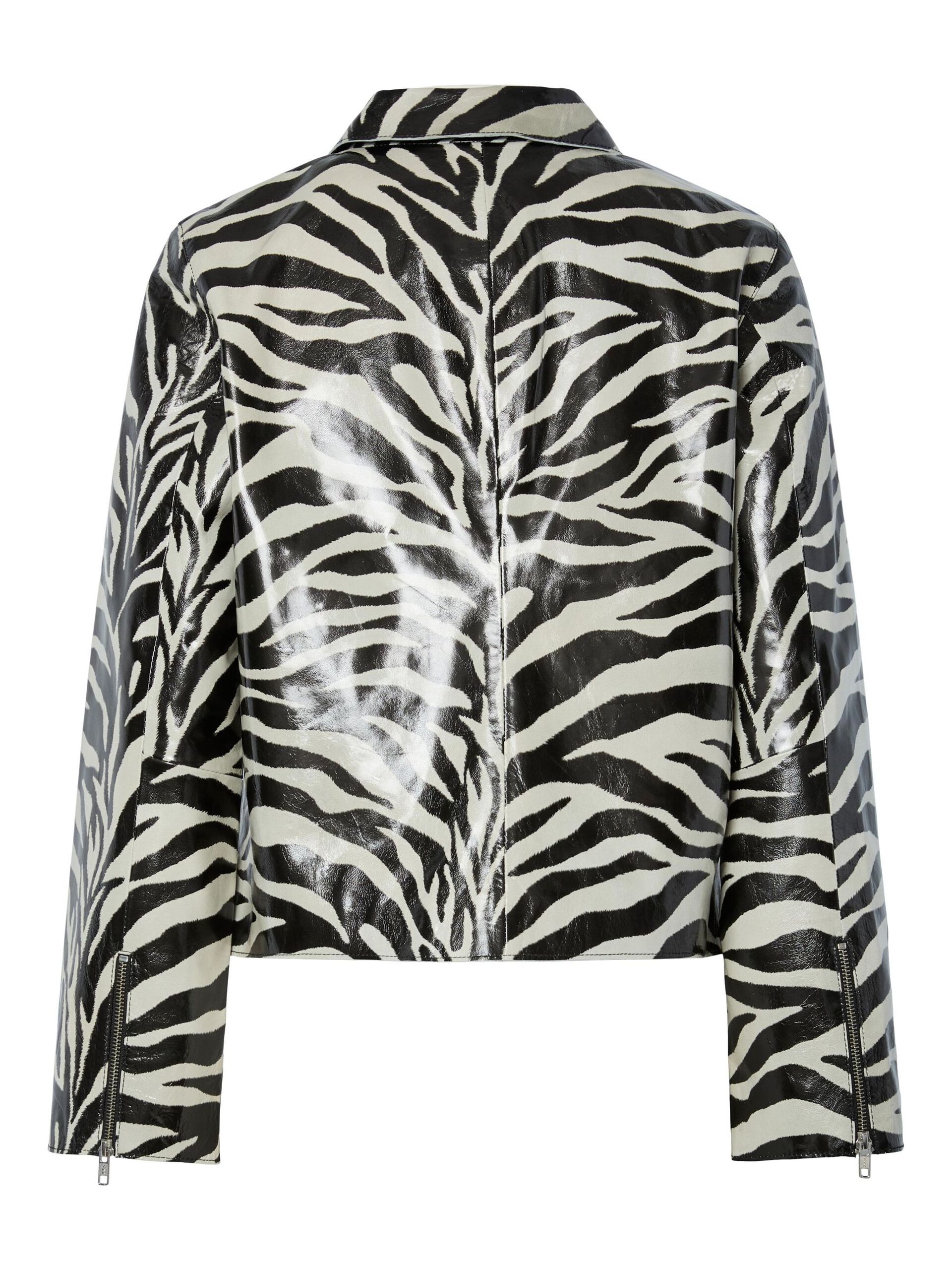 Carousel image - YASZABEA LEATHER JACKET, Black | 3