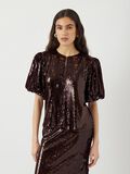 Product image thumbnail - YASROYALINA BLUSE MIT 2/4 ÄRMELN, Port Royale | 1