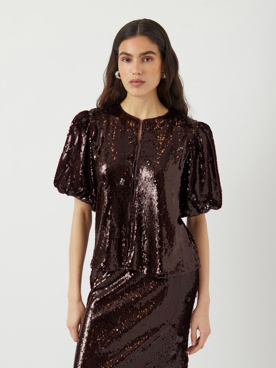 Carousel image - YASROYALINA BLUSE MIT 2/4 ÄRMELN, Port Royale | 1