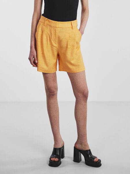 Y.A.S YASISMA SHORT À TAILLE HAUTE, Mock Orange, highres - 26027157_MockOrange_003.jpg