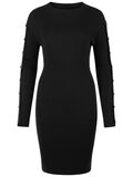 Y.A.S BUTTON DETAILED DRESS, Black, highres - 26007475_Black_001.jpg