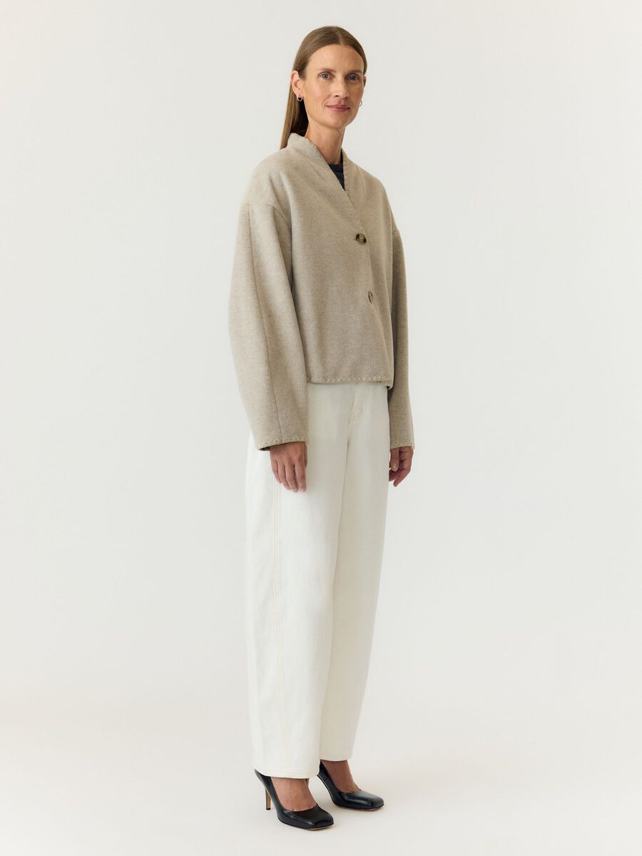 Carousel image 4 YASUMA  JACKET, Taupe Gray