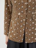 Product image thumbnail - YASSOLLER SEQUIN BLAZER, Taupe Gray | 3