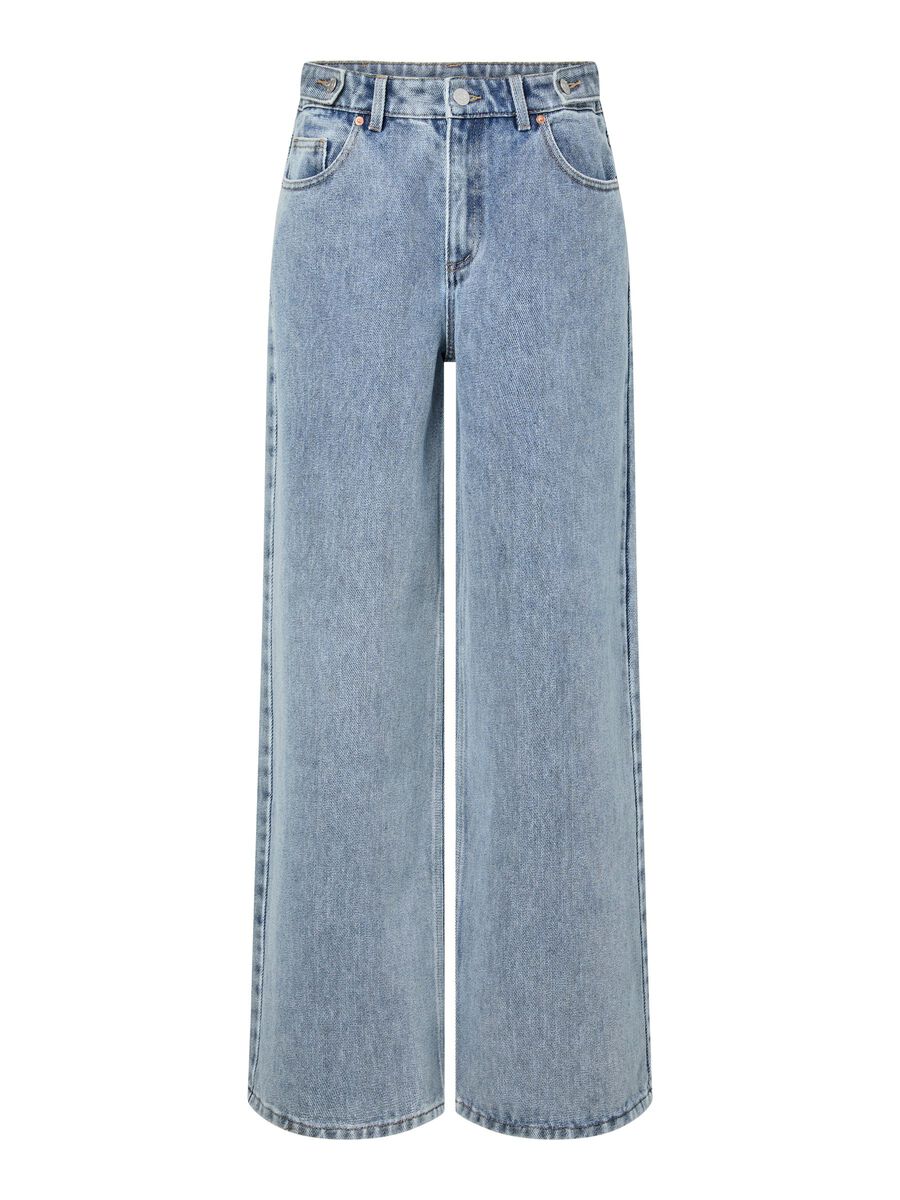 Product carousel image - YASALIA - TMH - BOUTONS JEAN &Agrave; COUPE AMPLE, Light Blue Denim | 2