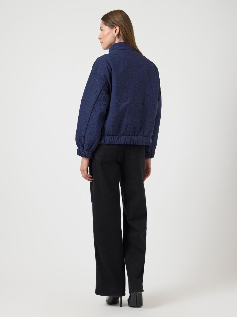 YAS YASFIPURA QUILTET JAKKE, Navy Blazer, highres - 26037925_NavyBlazer_004.jpg