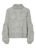 Product image thumbnail - YASLURIS - LAINE MÉLANGÉE PULL EN MAILLE, Light Grey Melange | 5