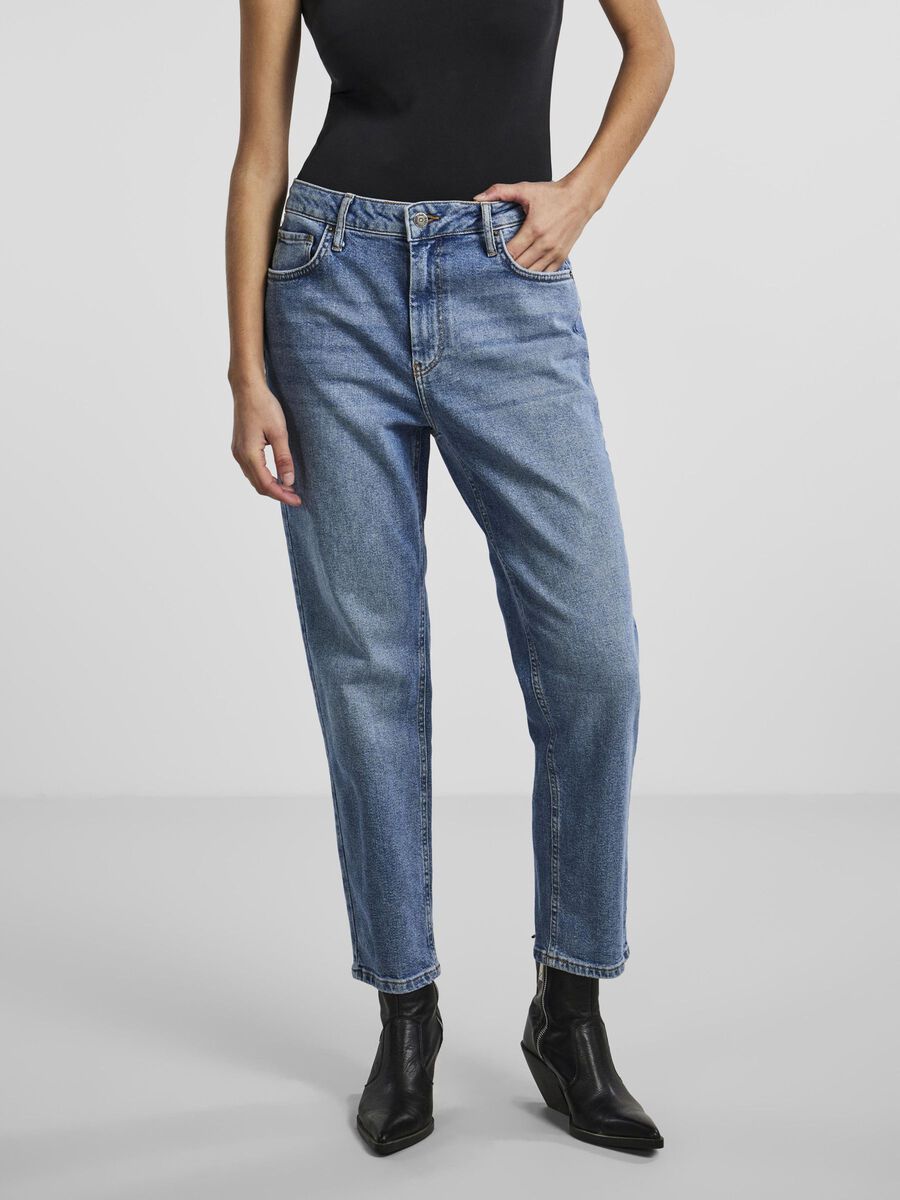 Y.A.S YASZEO GIRLFRIEND JEANS, Light Blue Denim, highres - 26025095_LightBlueDenim_003.jpg