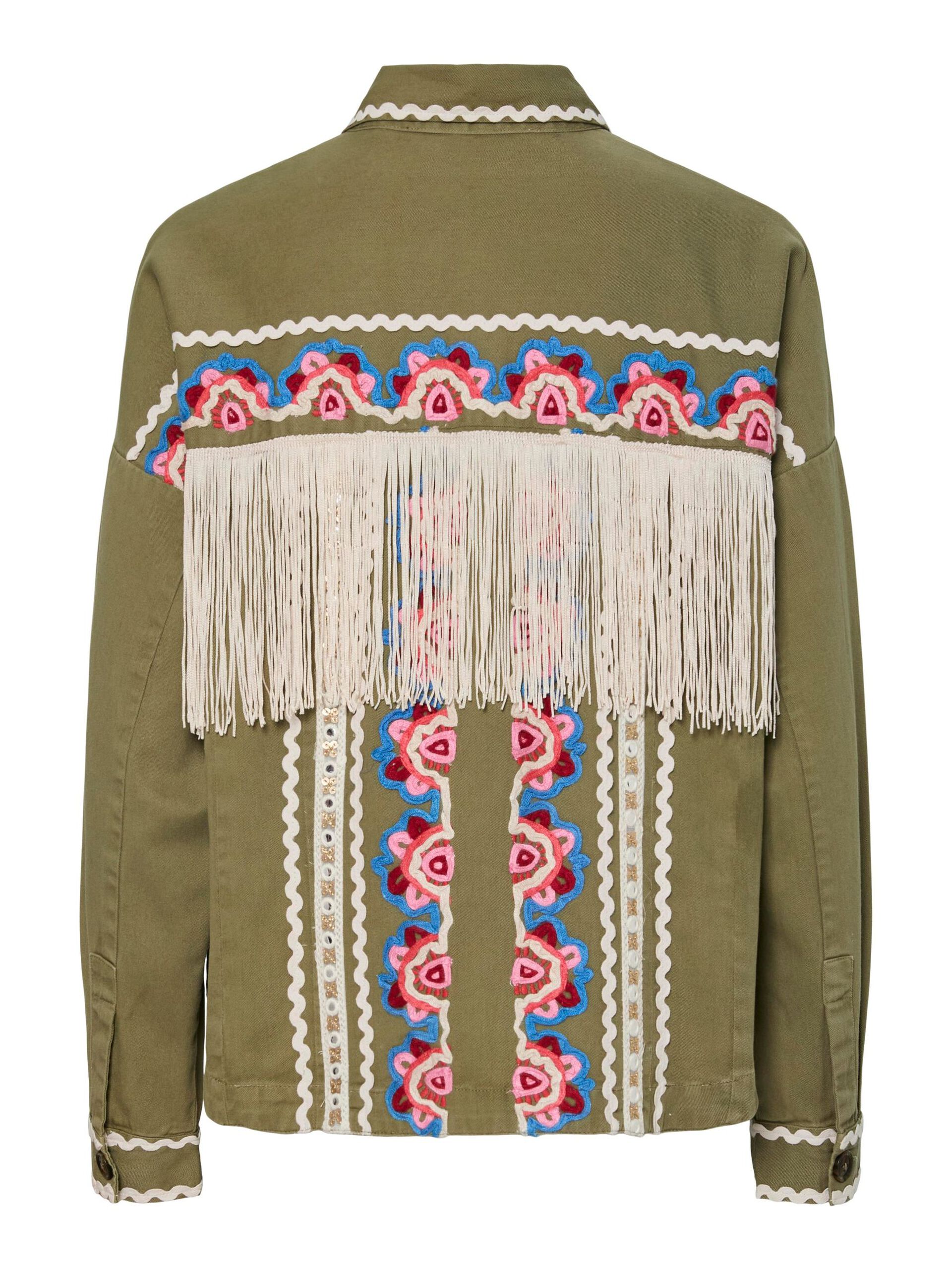 Carousel image - YASMIRRA BORDADO CHAQUETA, Capulet Olive | 3