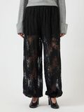 Product image thumbnail - YASALBERTE HW BALLOON LACE TROUSERS, Black | 1