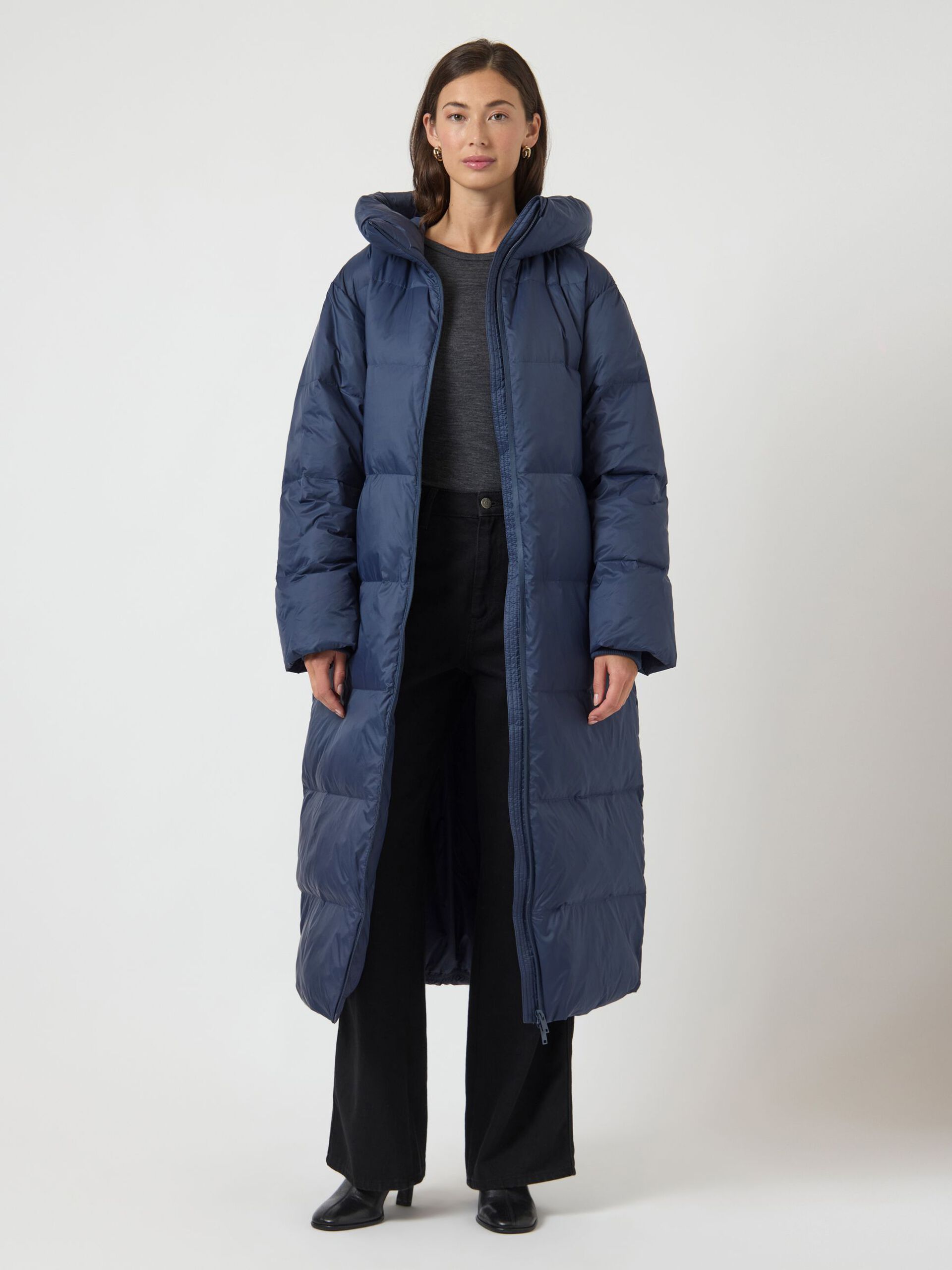 Carousel image - YASPOPPEL DOWN BLEND COAT, Navy Blazer | 5