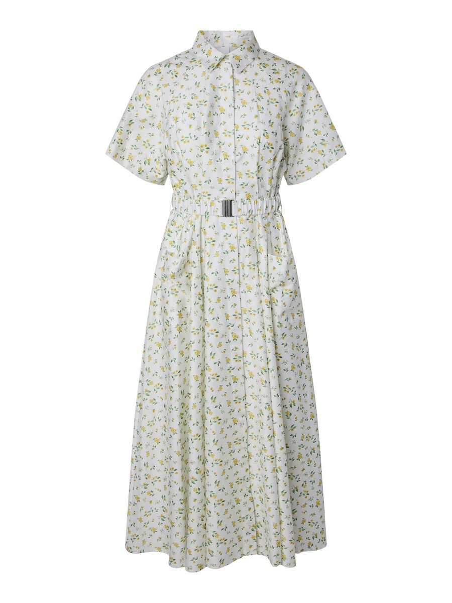 Product carousel image - YASSALSY MIDI DRESS, Star White | 2