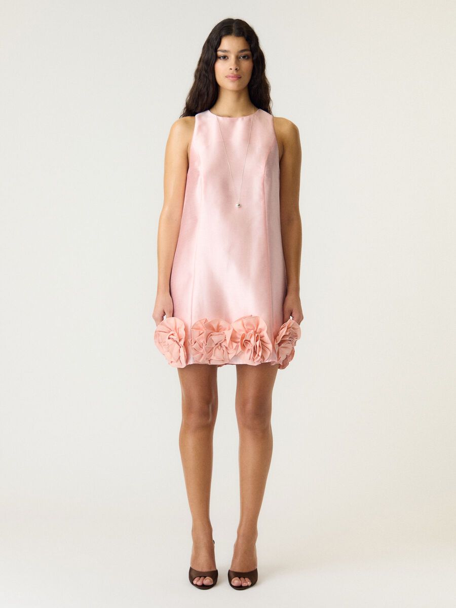 Product carousel image - YASELLINA MINI DRESS, Blushing Rose | 1