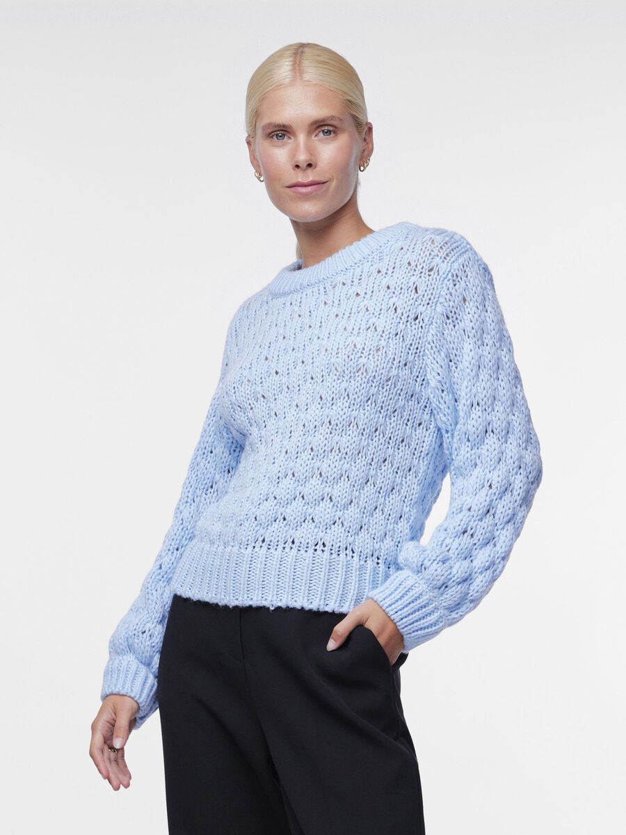 Y.A.S YASBUBBA SWEATER, Clear Sky, highres - 26031445_ClearSky_003.jpg