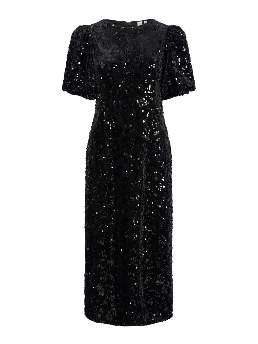 Carousel image 6 YASSOFIE 2/4 SEQUIN MIDI DRESS, Black