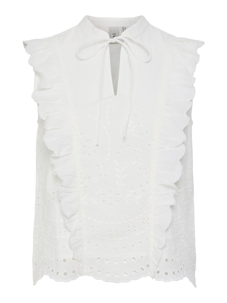 YAS YASLUMA SLEEVELESS TOP, Star White, highres - 26036259_StarWhite_001.jpg